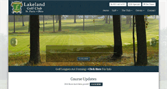 Desktop Screenshot of lakelandgolfclub.com